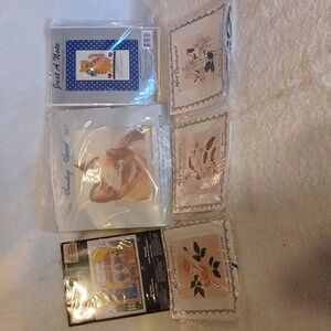 Cross stitch kits Cats, flowers complete cross kits 6 kits